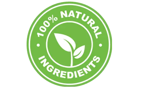 100 percent natural badge